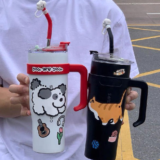 1200 ML Doodle Stainless Steel Cup TR543