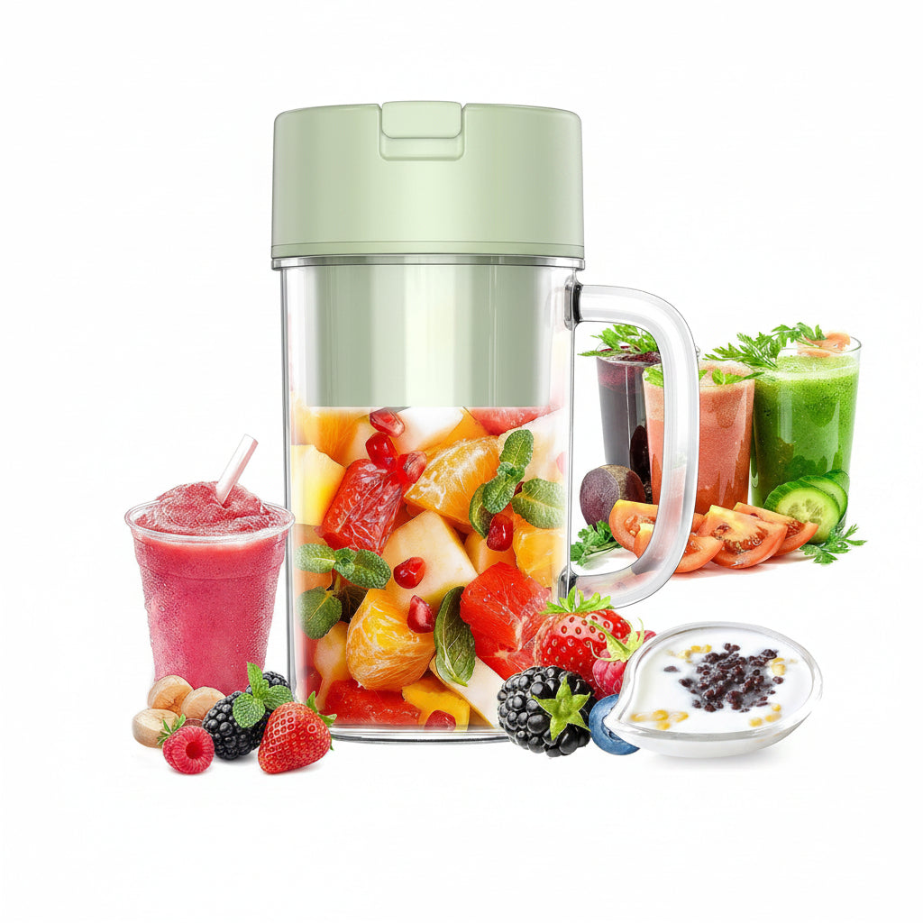 Portable Juicer With Handle & Straw TR8321