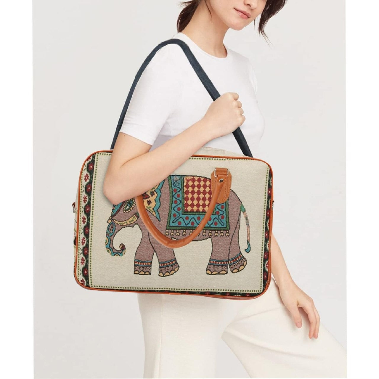 Canvas Duffle Travel Bag TR3373