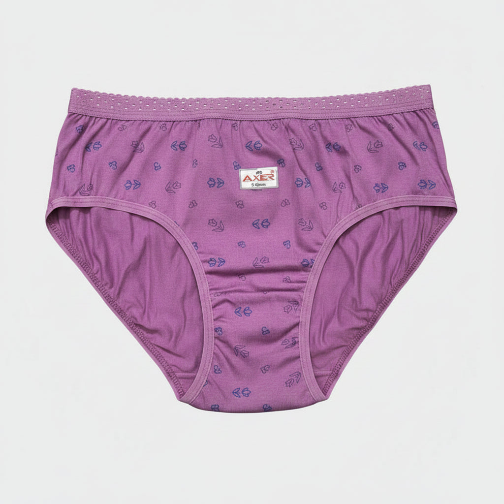 Women's AXER Comfortable Cotton Printed Briefs (80cm) L037