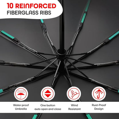 Windproof Umbrella with Handy Turbo Carabiner TR2232