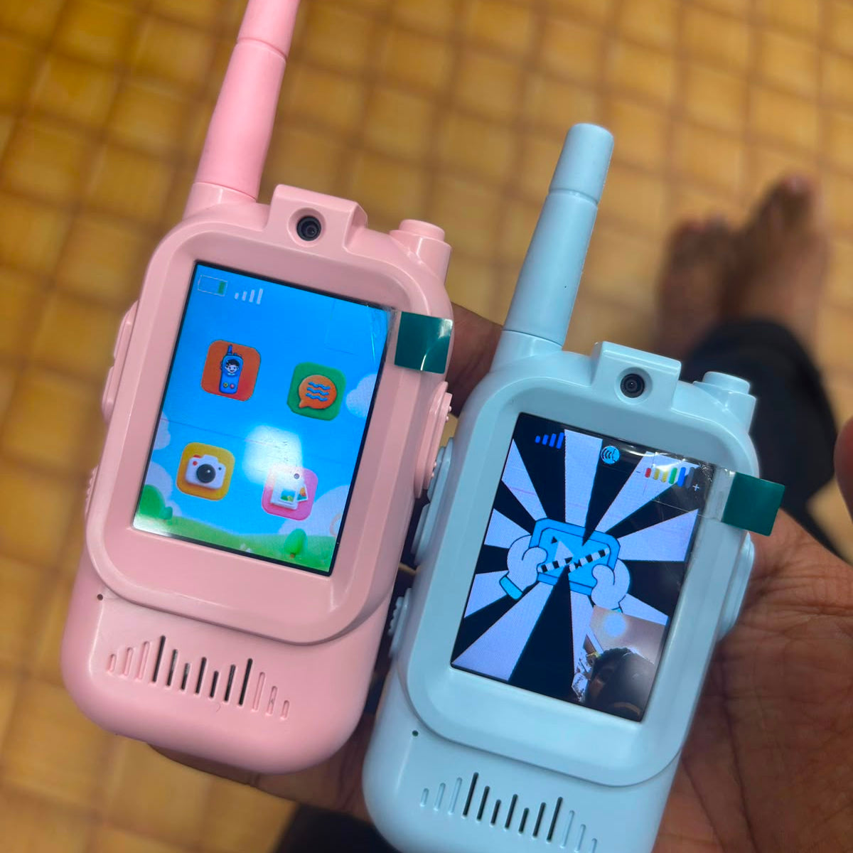 BuddyPro Kids Video Calling Toy Set Pack of 2 – Pink & Blue BR36