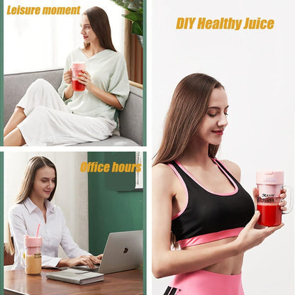 Portable Juicer With Handle & Straw TR8321