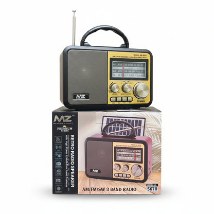 MZ Retro Radio Speaker S670