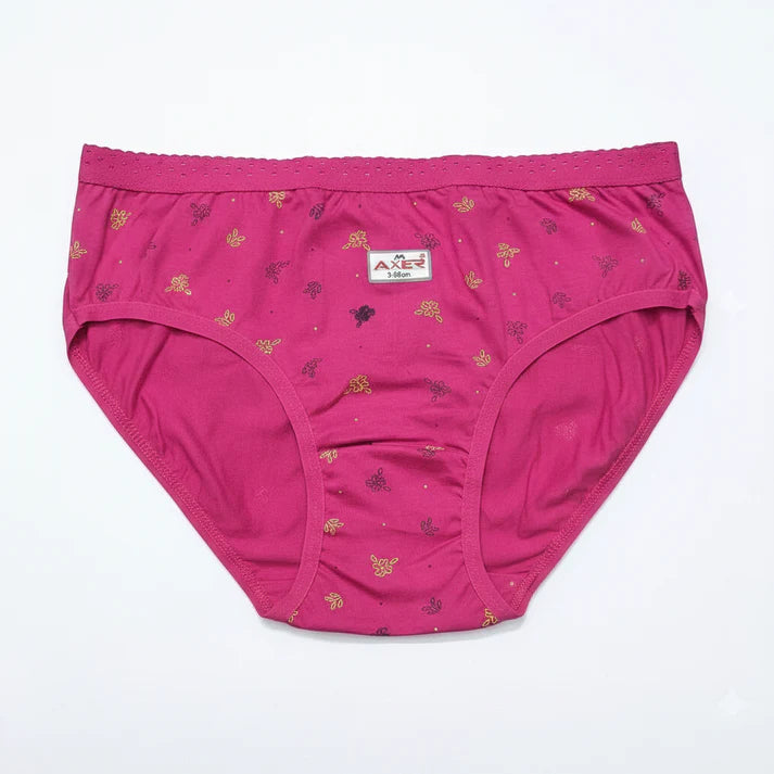 Women's AXER Comfortable Cotton Printed Briefs (80cm) L037
