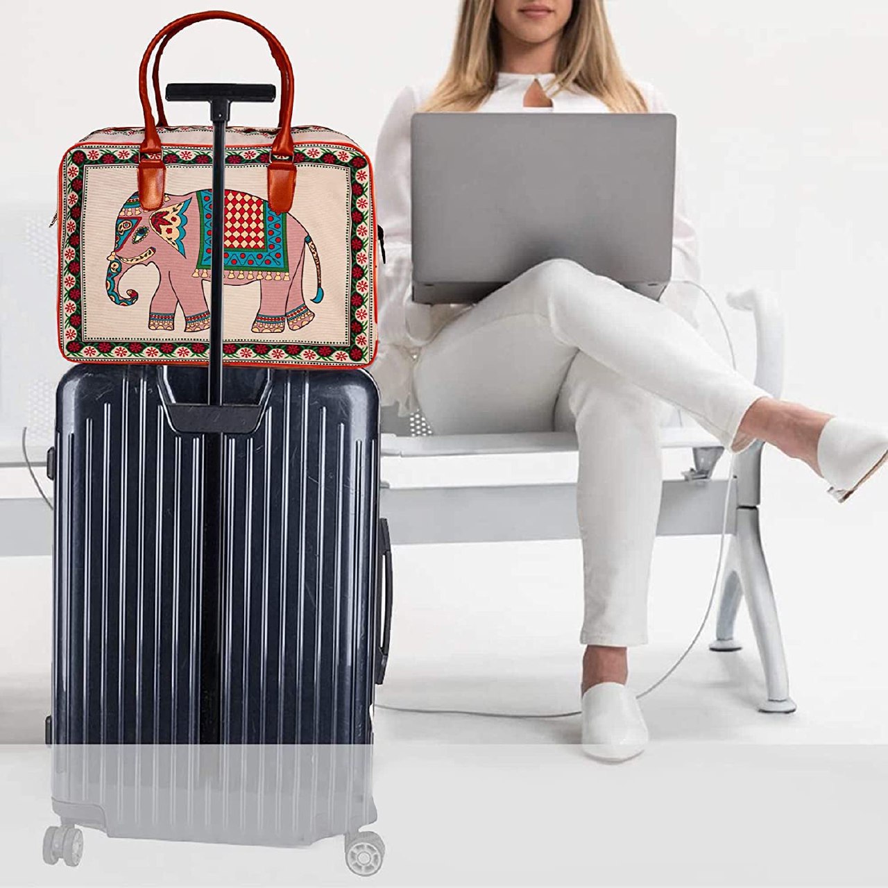 Canvas Duffle Travel Bag TR3373