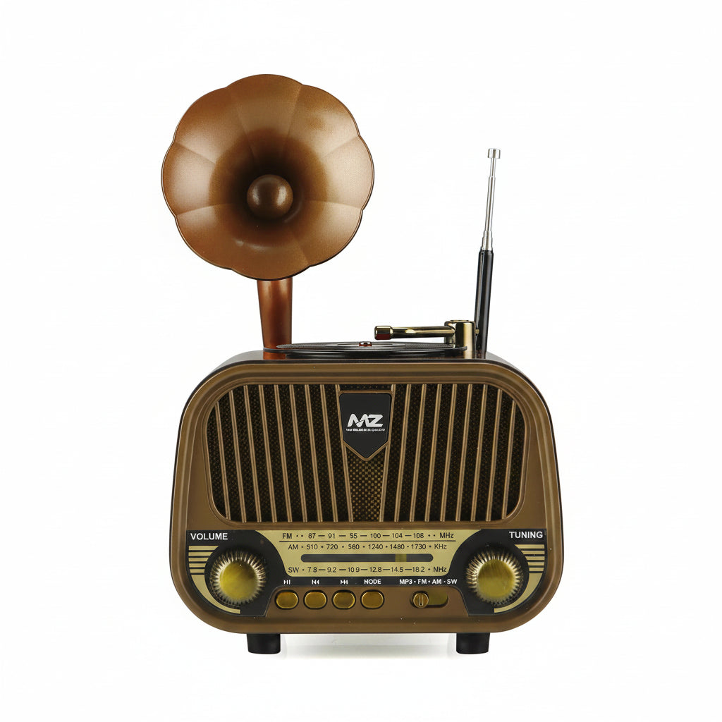 Classic Gramophone & Retro Radio Vintage Wireless Speaker CL68