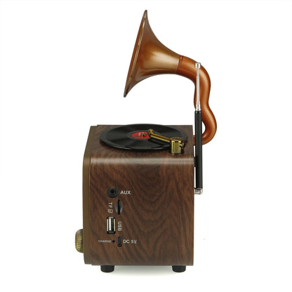 Classic Gramophone & Retro Radio Vintage Wireless Speaker CL68