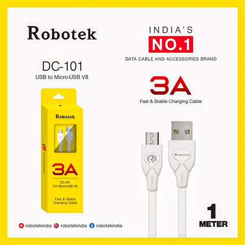 Robotek 3A Micro USB V8 Fast Charging Z136