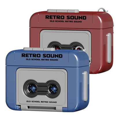 Mini Retro Cassette Recorder Keychain with Sound G830
