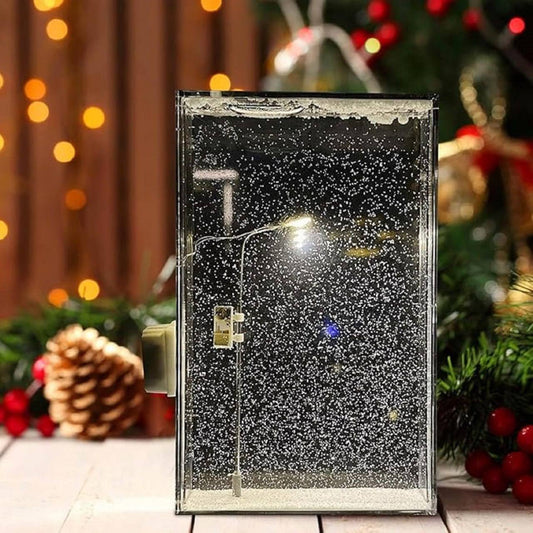 Romantic Flowing Mini Snowy Night Lamp G763